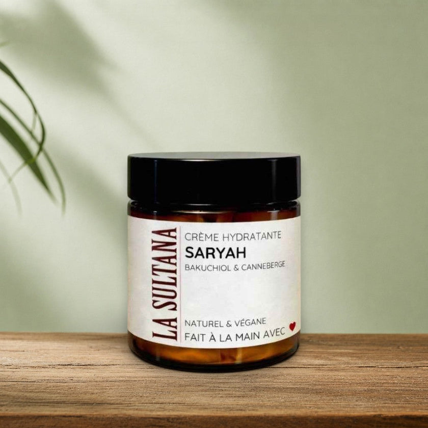 Crème de nuit pour le visage SARYAH bakuchiol et canneberge