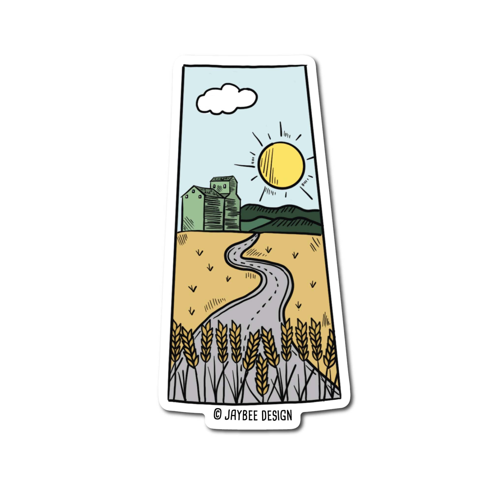 Saskatchewan Wheat Fields Magnet