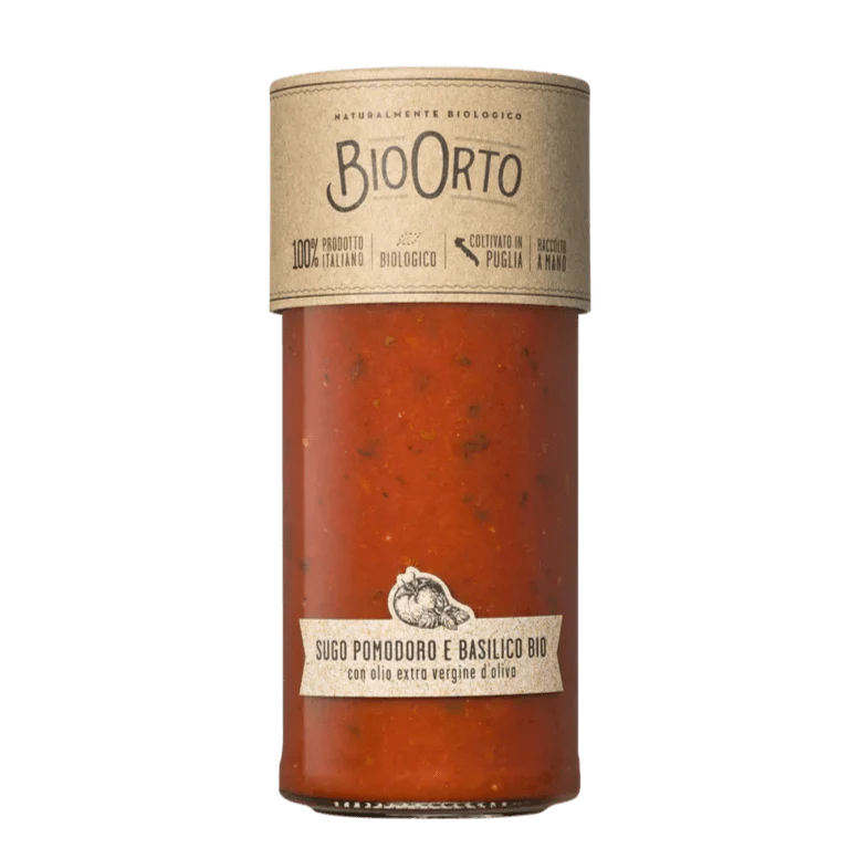 SAUCE TOMATE ET BASILIC BIOLOGIQUE