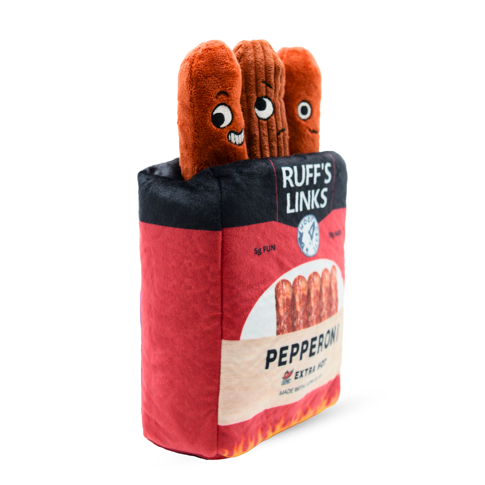 Sausage Dog Toy – 3-in-1 Plush, Squeaky & Crinkle