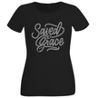 Saved By Grace Rhinestone Shirt – Christian Faith Sparkle Bling Tee | Blingdazzel