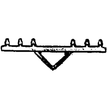 Scale Structures Ltd. #2393 HO Utility Pole Crossarms & Brace (No Poles) 8 Pieces NIB