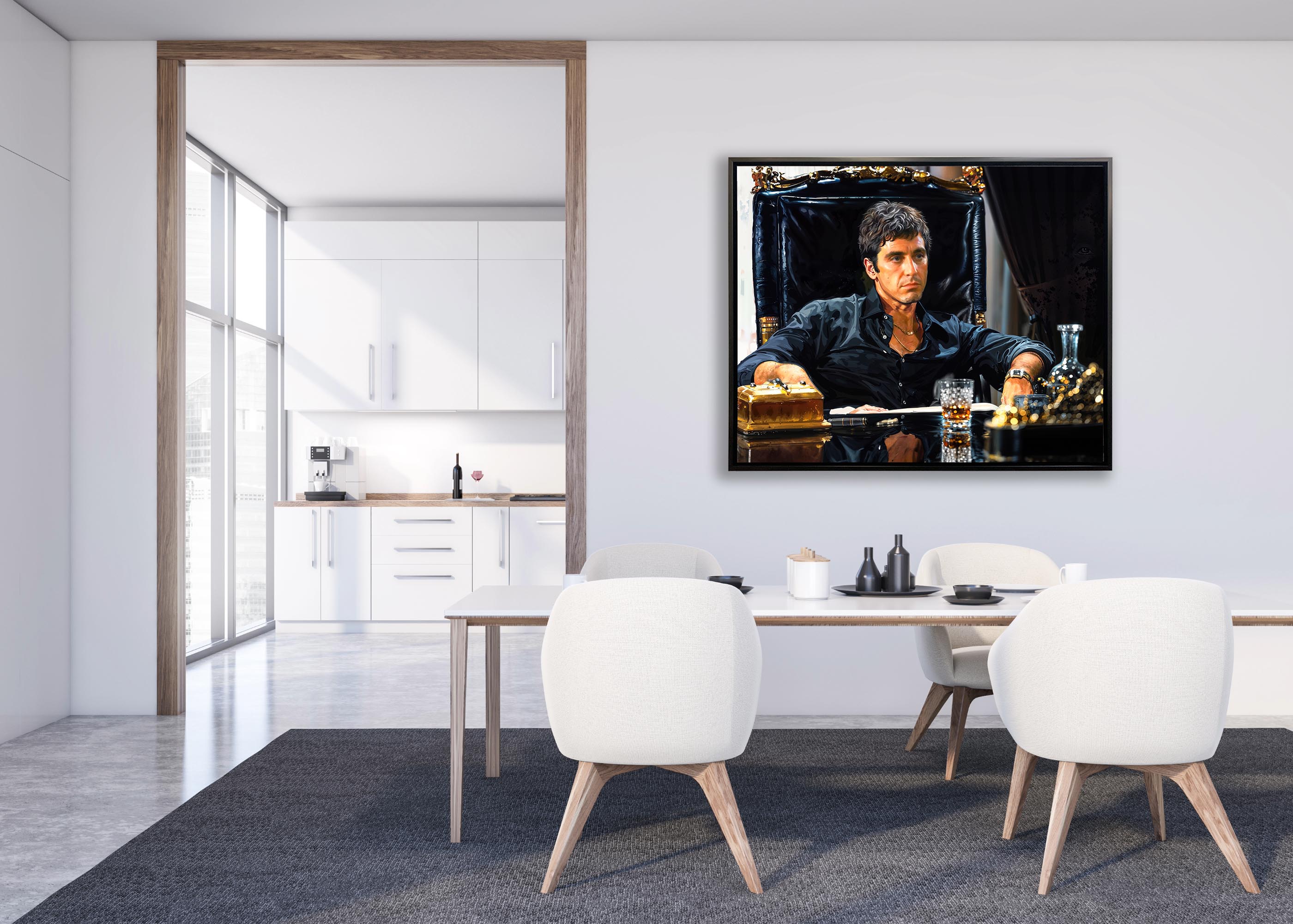 Wall art Scarface - Scène de film