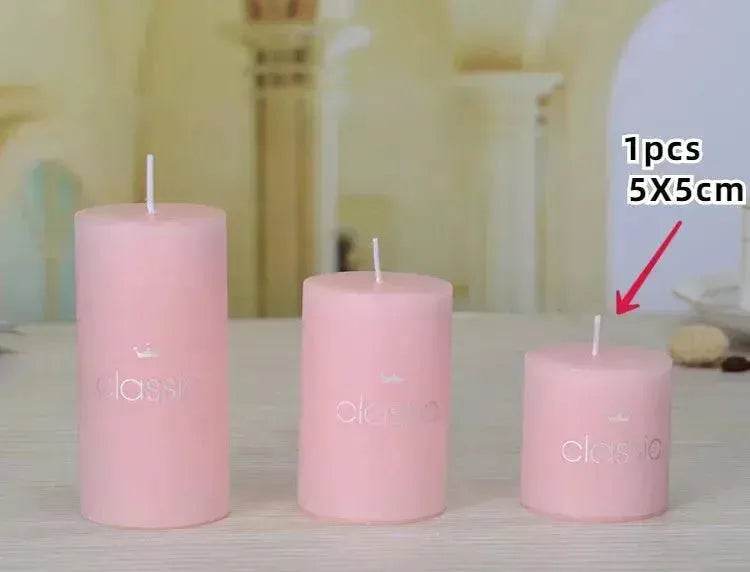 Scented Candle Classic Column Birthday Romantic