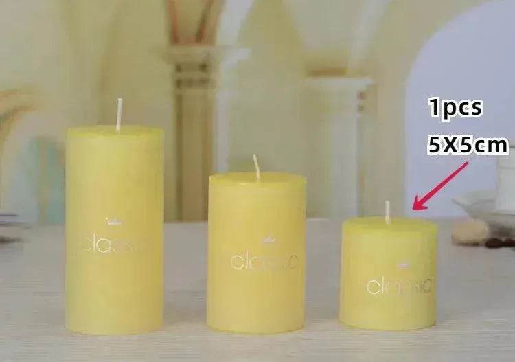 Scented Candle Classic Column Birthday Romantic