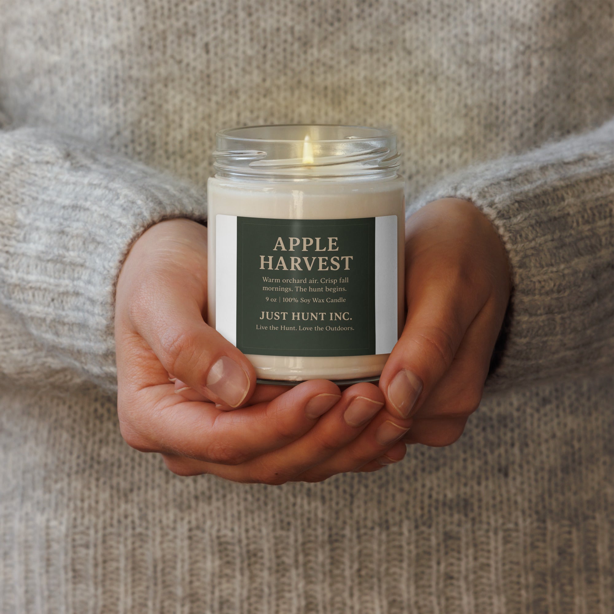 Scented soy candle