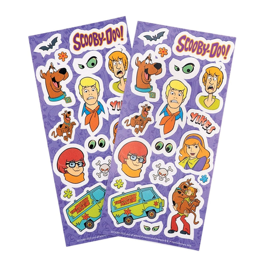 Scooby Doo Glow in the Dark Stickers - 2 sheets