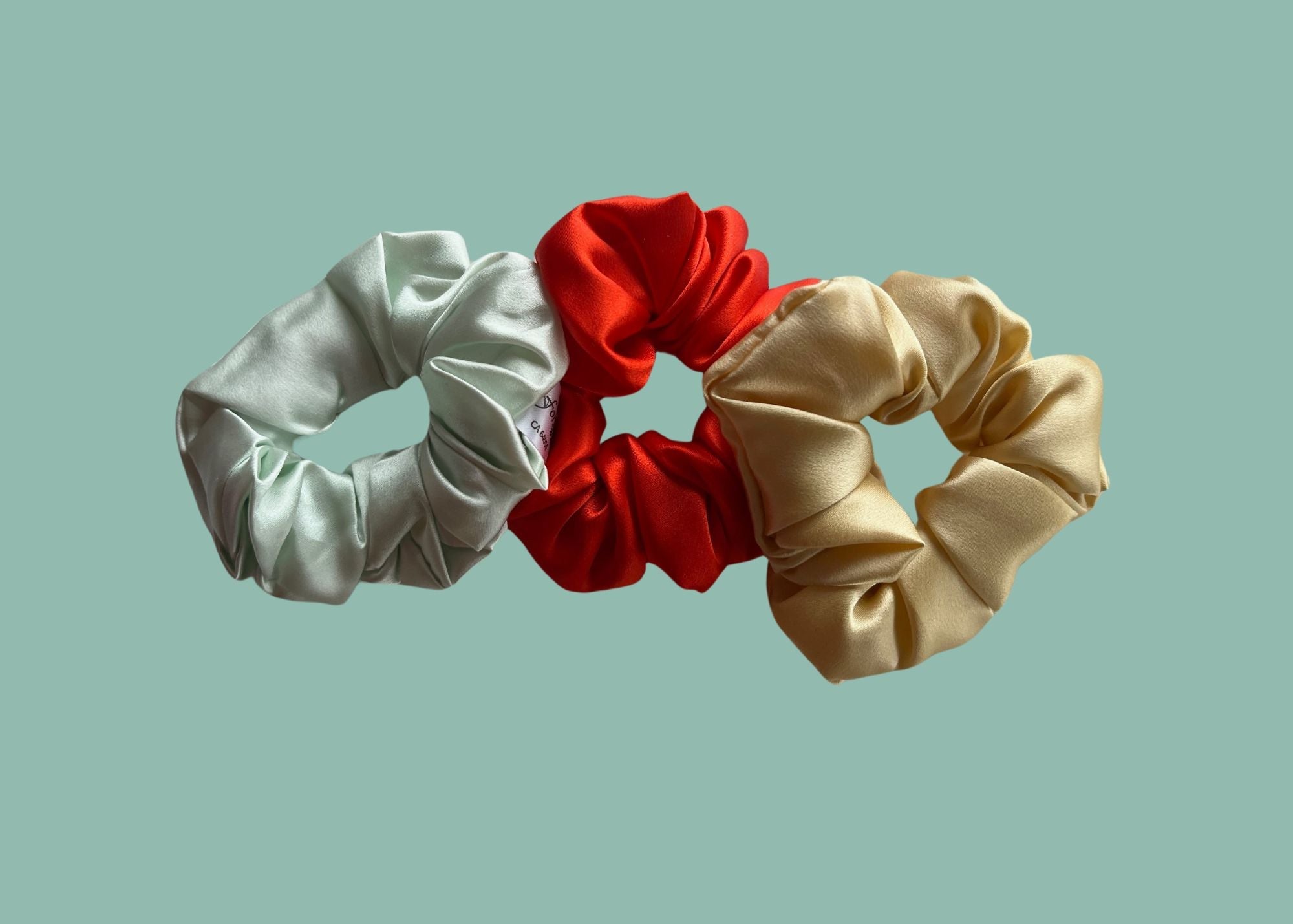 Silk Hair Scrunchie Lava