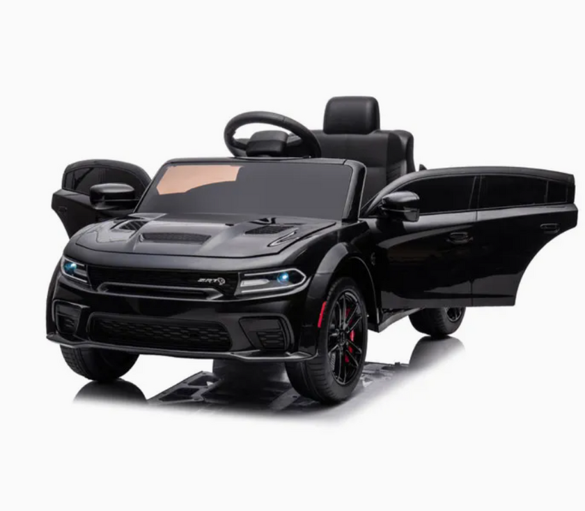 Voiture électrique pour enfant 2026 Dodge Charger SRT Hellcat 12V avec télécommande