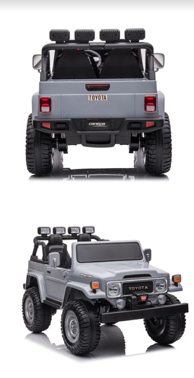2026 24V Toyota FJ-40 4X4 2 Seater Kids Ride On Car with Remote Control DELUXE