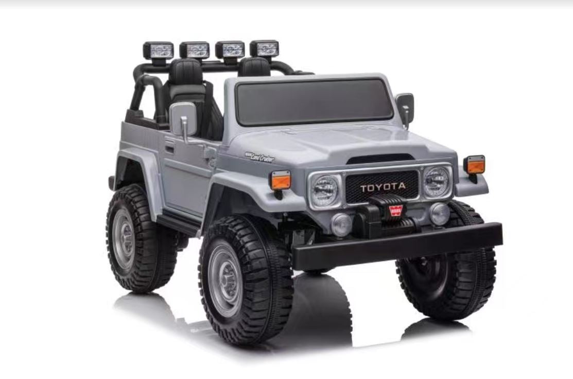 2026 24V Toyota FJ-40 4X4 2 Seater Kids Ride On Car with Remote Control DELUXE