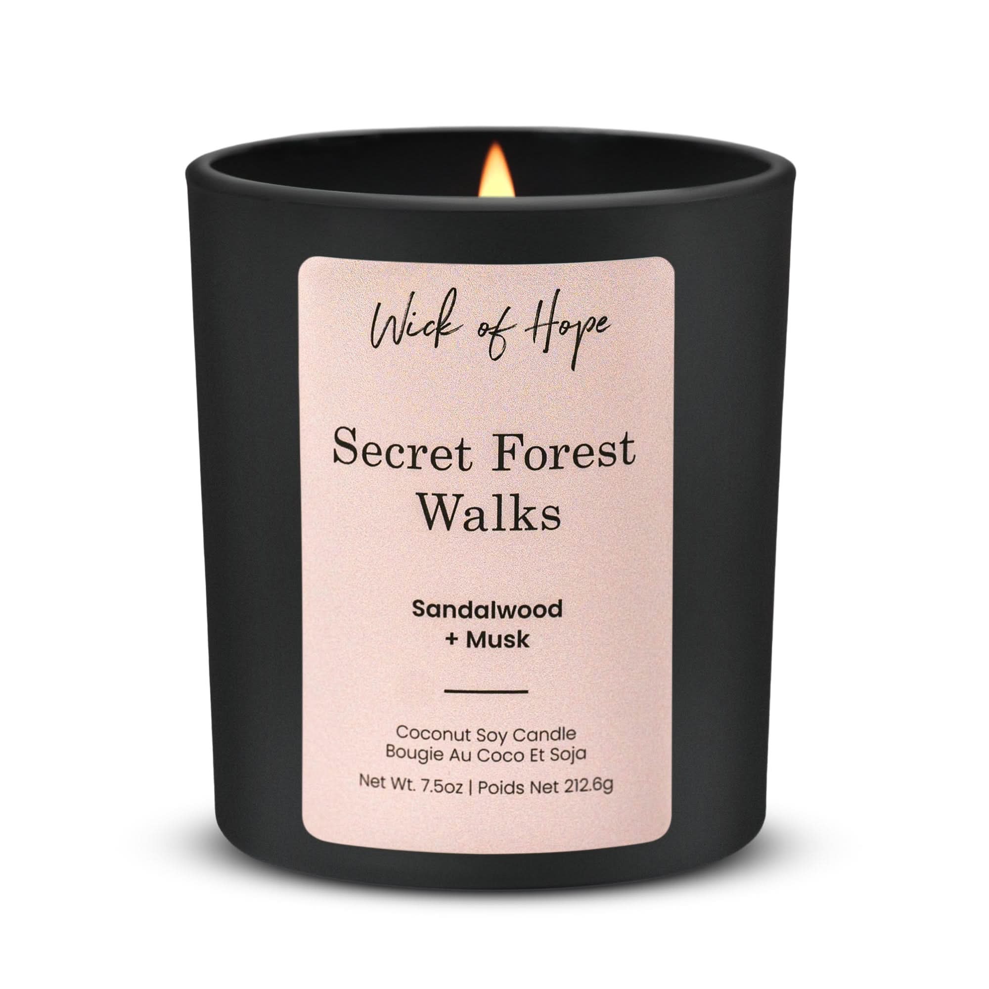 Secret Forest Walks Candle | Sandalwood + Musk