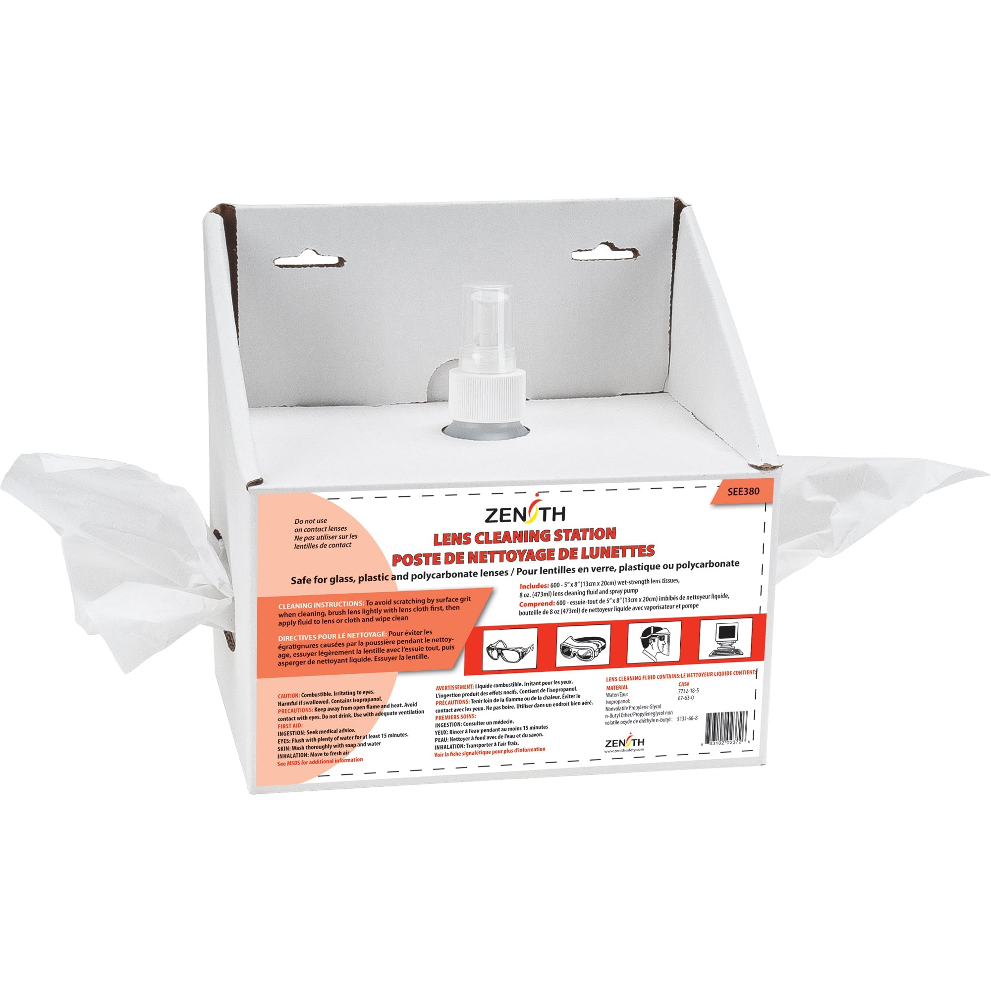 Disposable Lens Cleaning Station