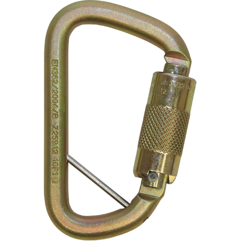 3M DBI Sala Fall Protection  Rollgliss™ Technical Rescue Offset D Fall Arrest Carabiner, Steel, 3600 lbs Capacity