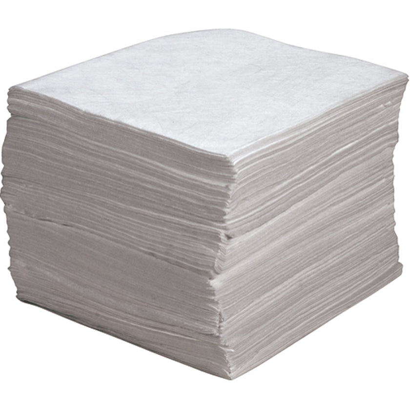 Premium Meltblown Sorbent Pads, Oil Only, 15