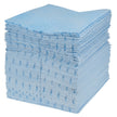 Pads absorbants bleus, pour huile uniquement, 38 cm x 43 cm, absorption de 113 litres (30 gallons).
