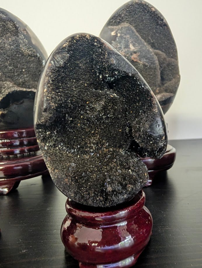 Septarian Dragon Eggs – Sparkling Calcite & Aragonite Geodes