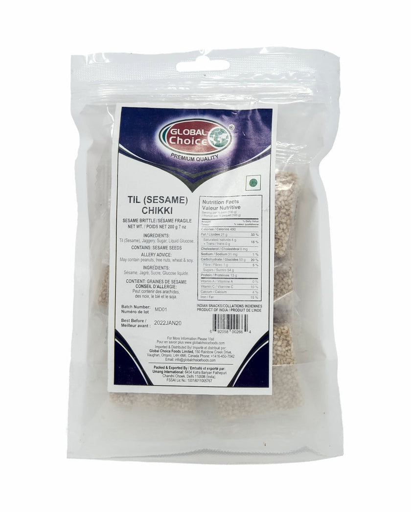 Global Choice Sesame(til) Chikki 200gm
