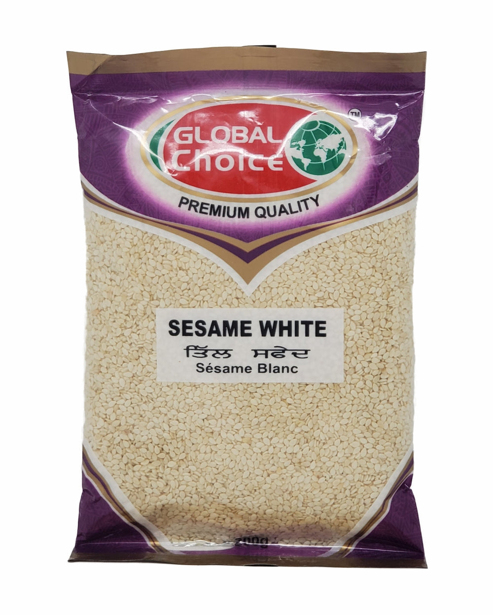 Global Choice Sesame Seeds White 200gm (til)