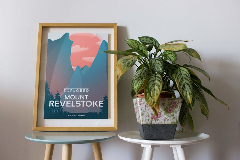 Set of 1, 2 or 3 National Park 'Explored' Posters, Canada Parks