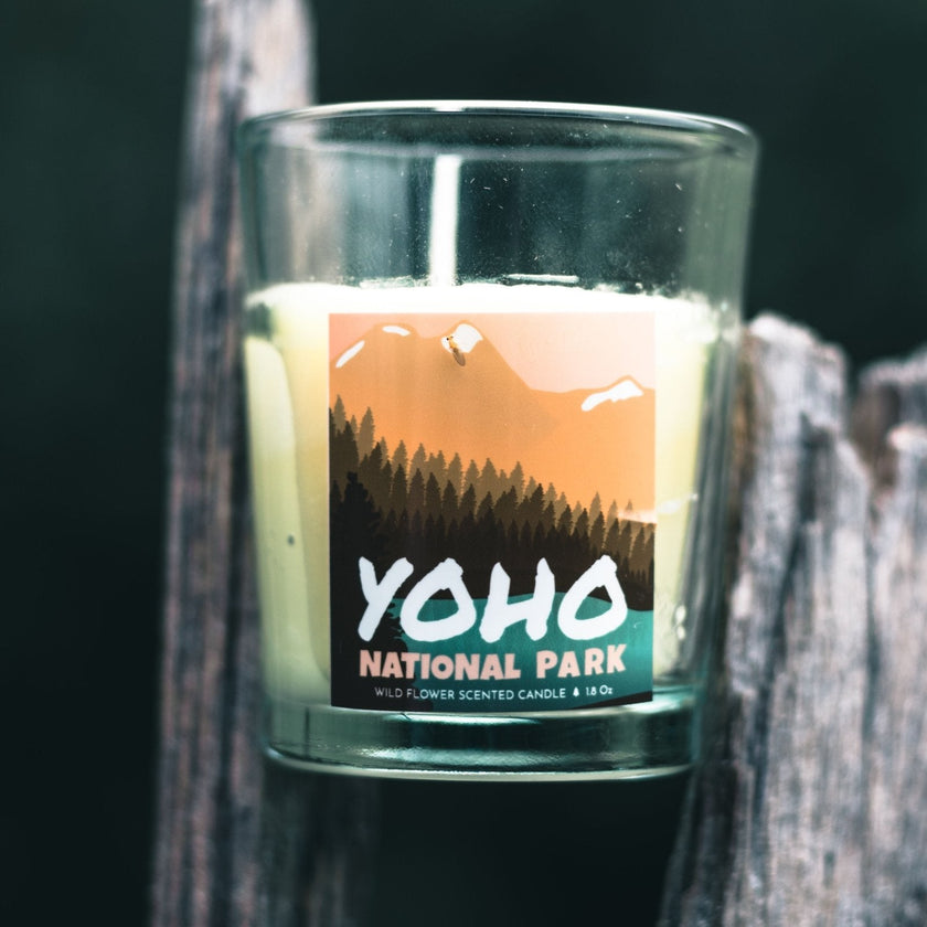 Set of 12 Canadian National Parks Scented Candles, Canada Parks