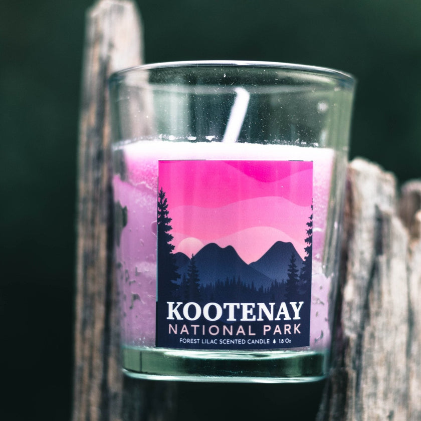 Set of 12 Canadian National Parks Scented Candles, Canada Parks