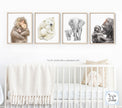 Baby Gorilla and Mom Art Print