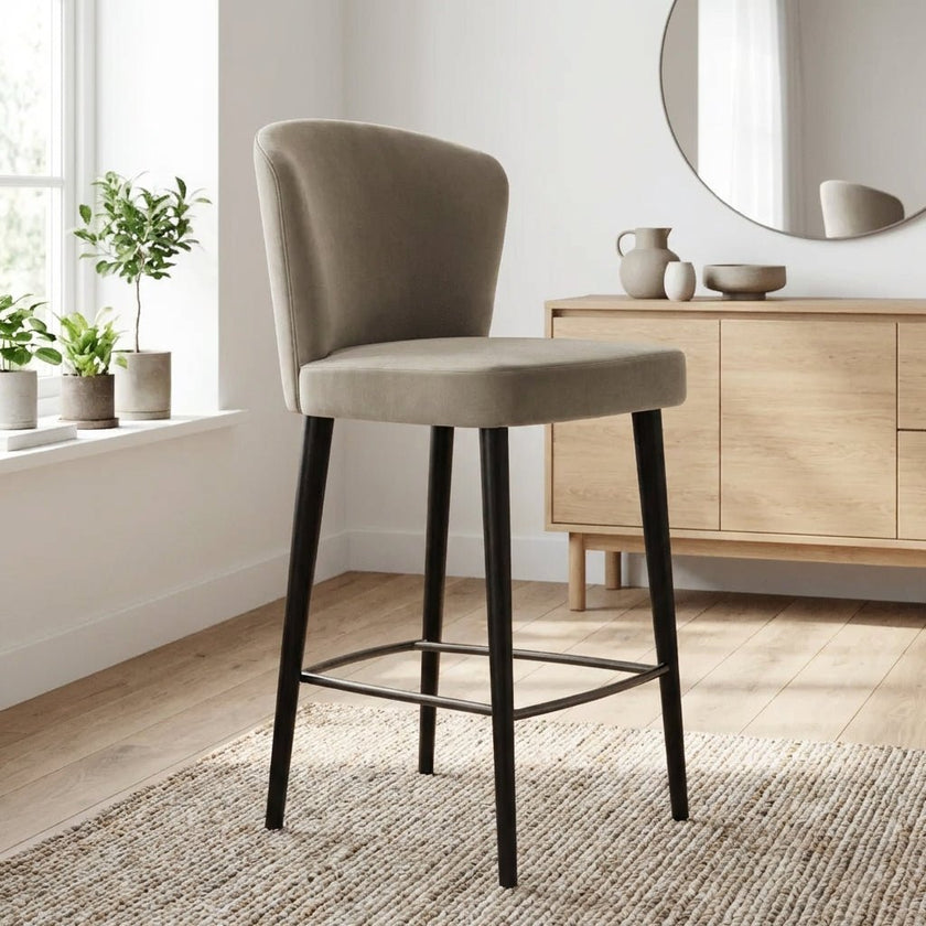 Set of Four Silhouette Counter Stools