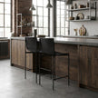 Set of Two Alto Modern High-Back Bar Stools