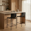 Set of Two Alto Modern High-Back Bar Stools