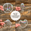 Sticker Set: Groovy Mix