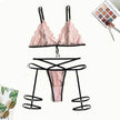 Charming Lingerie Lace Hollow Charming Lingerie Leg Straps Set