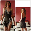 Charming lingerie lace pajamas