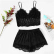 Charming lingerie women's split lace lingerie suit