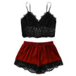 Charming lingerie women's split lace lingerie suit