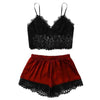 Charming lingerie women's split lace lingerie suit