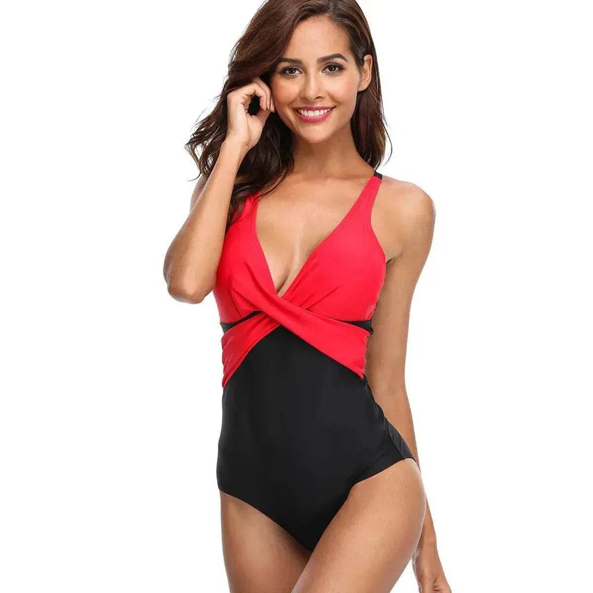 Charming Solid color One Piece Swimsuit Women Swimwear Bodysuit Swimsuit Female Push Up Monokini High Waist Bathing Suits Beach Wear