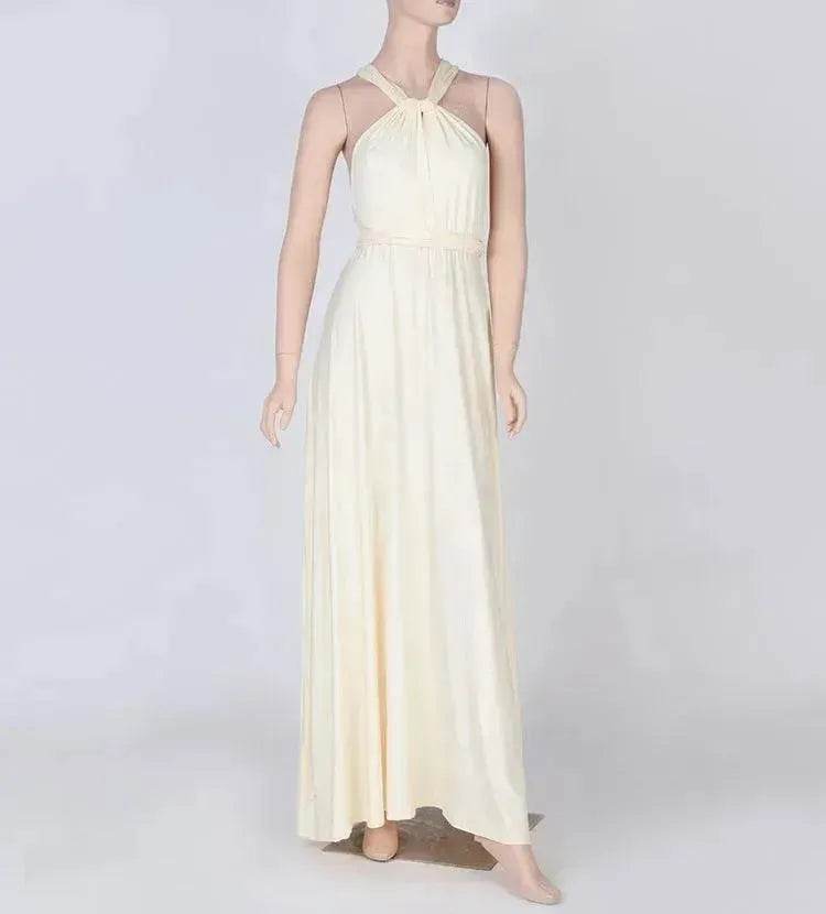 Charming Stunning Multi-rope Bandage 14 Color Dress Long Dress Gown