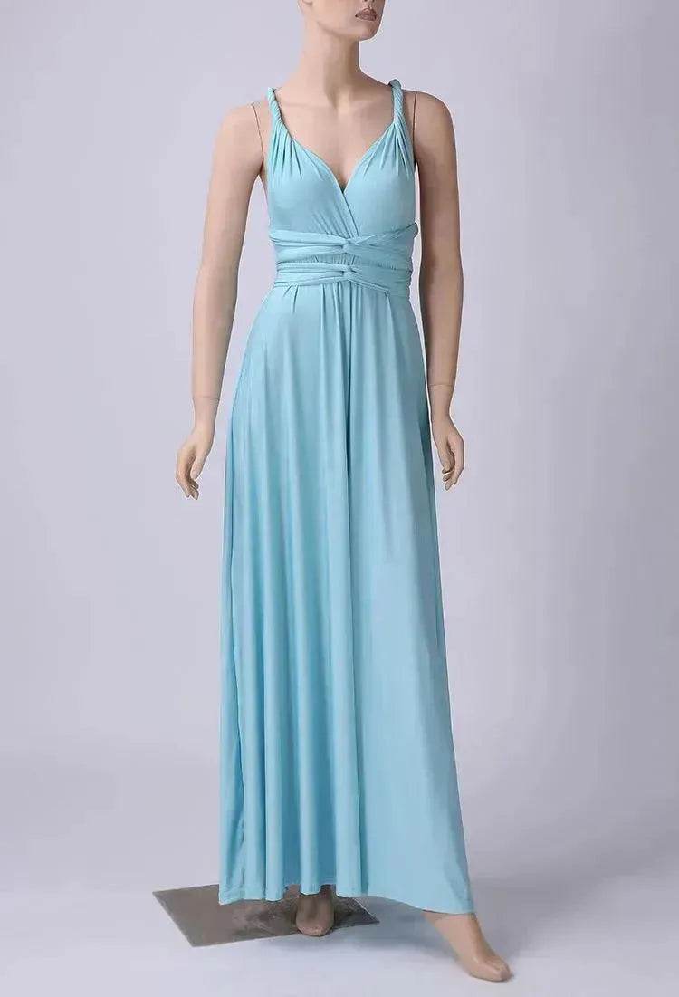 Charming Stunning Multi-rope Bandage 14 Color Dress Long Dress Gown