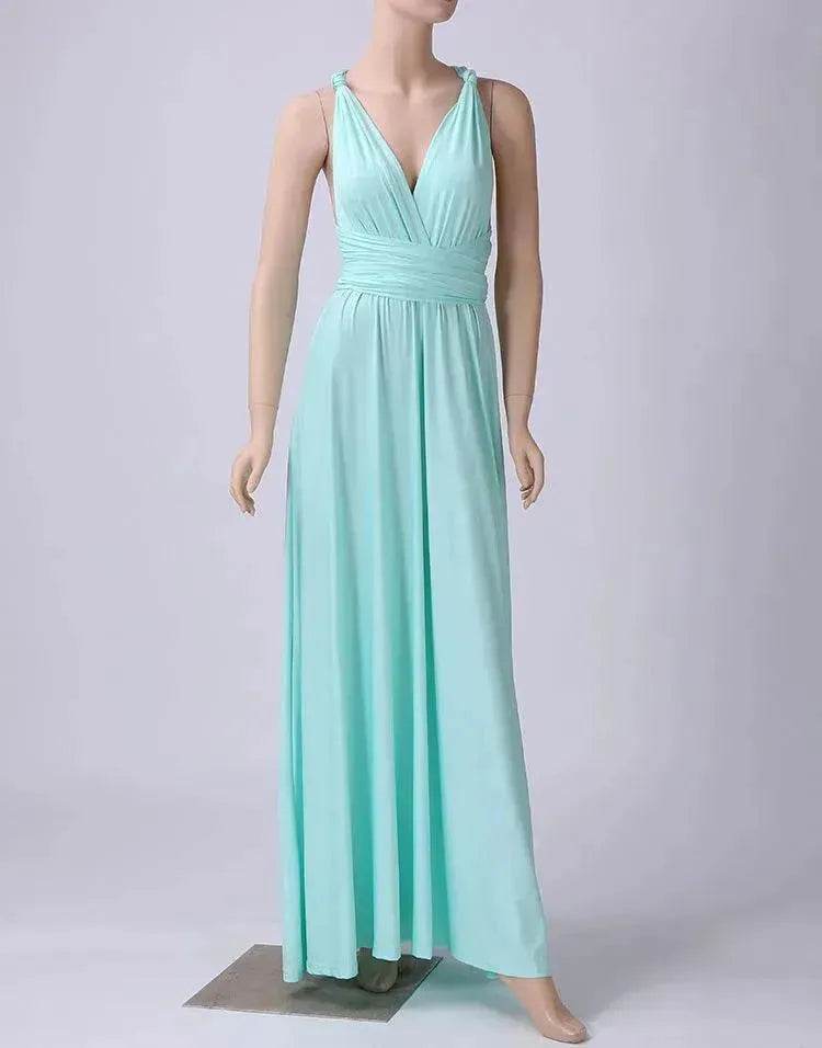 Charming Stunning Multi-rope Bandage 14 Color Dress Long Dress Gown