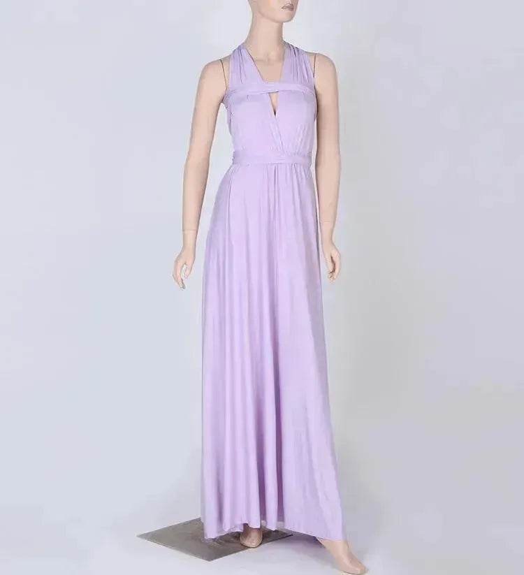 Charming Stunning Multi-rope Bandage 14 Color Dress Long Dress Gown