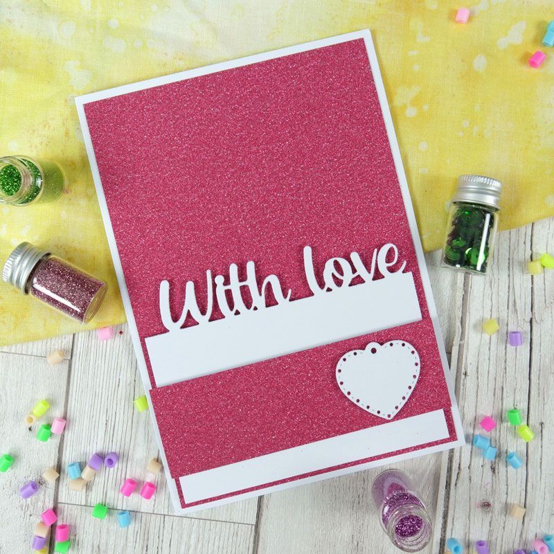 Diamond Sparkles Shimmer Card