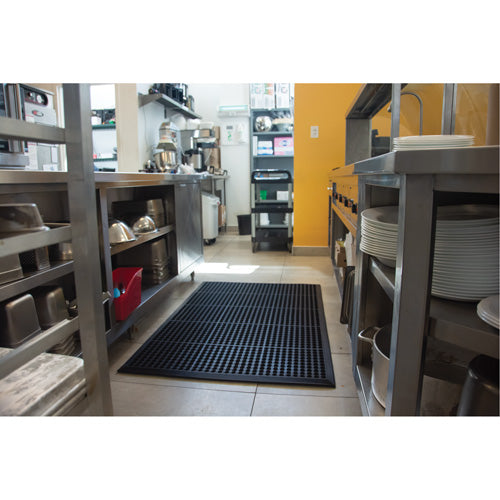 Anti-Fatigue Matting, Slotted, 3' x 5' x 7/8