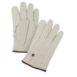 Gants de cavalier Premium, taille grande, paume en cuir de vachette pleine fleur.