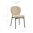 Sashi Dining Chair - Linen Boucle'