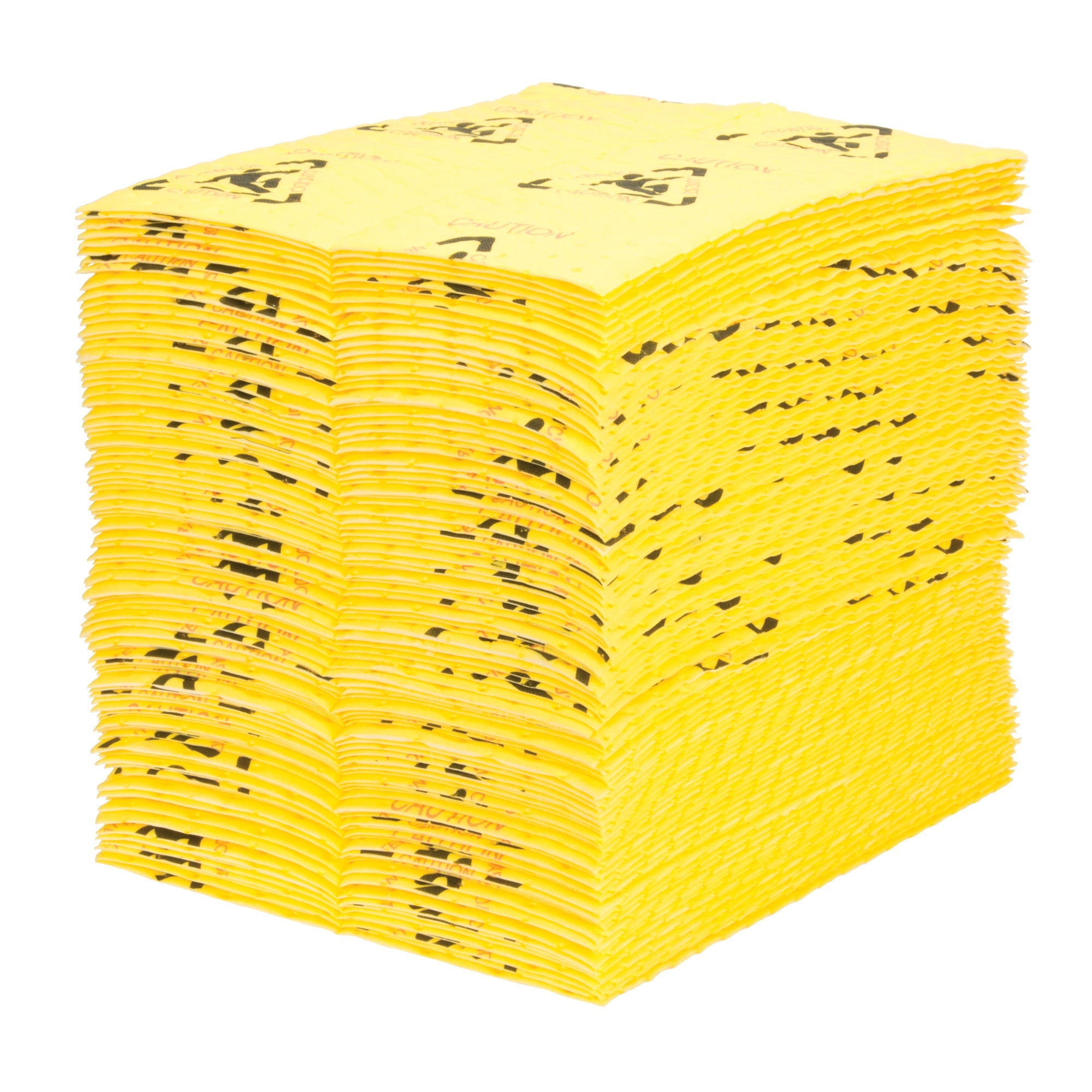 Pads de Caution - Absorbants Haute Visibilité, Universels, 38 x 46 cm, Capacité d'Absorption de 92,8 litres.