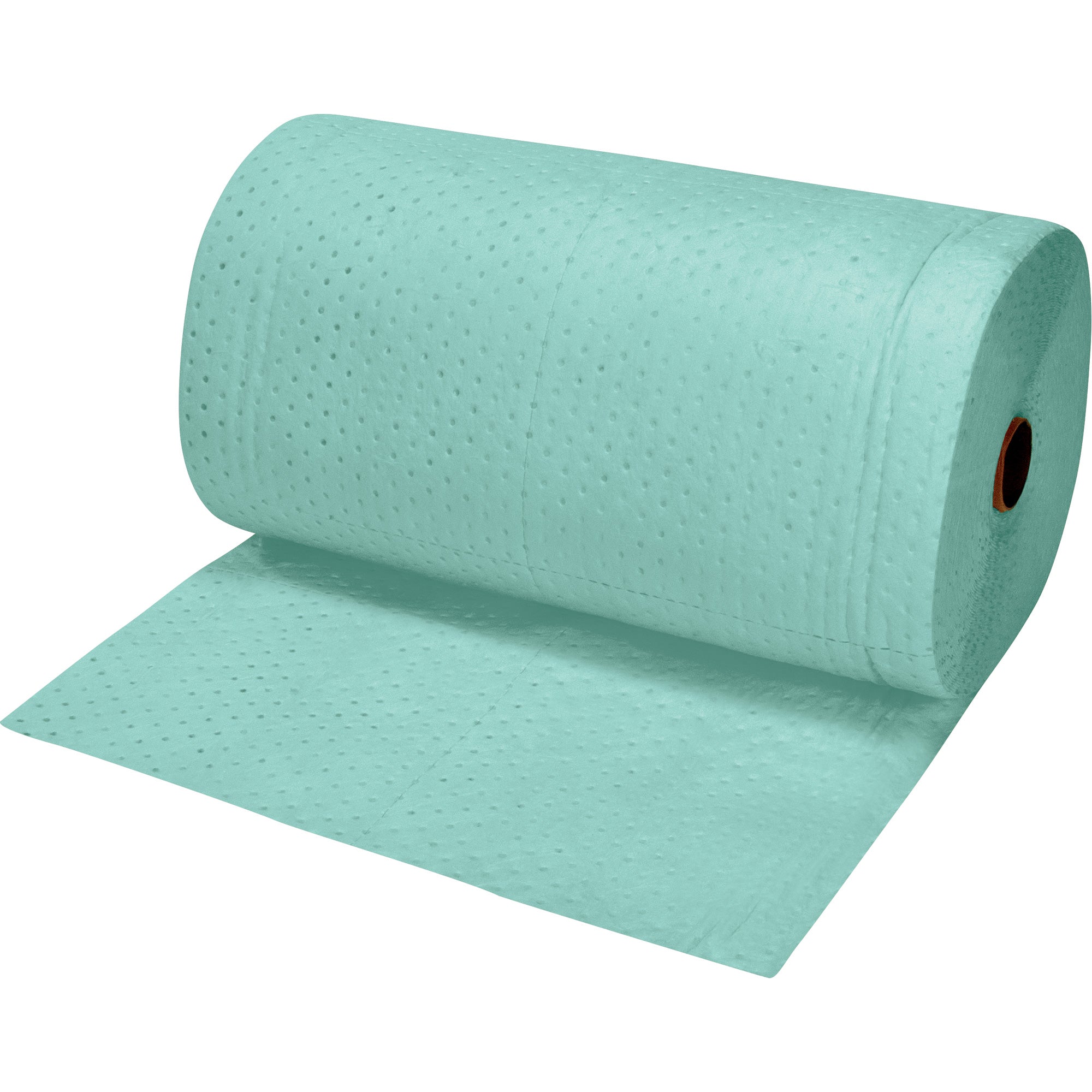 Rouleaux absorbants liés, poids lourd, 45,7 m de long x 76,2 cm de large, capacité d'absorption de 189 litres.