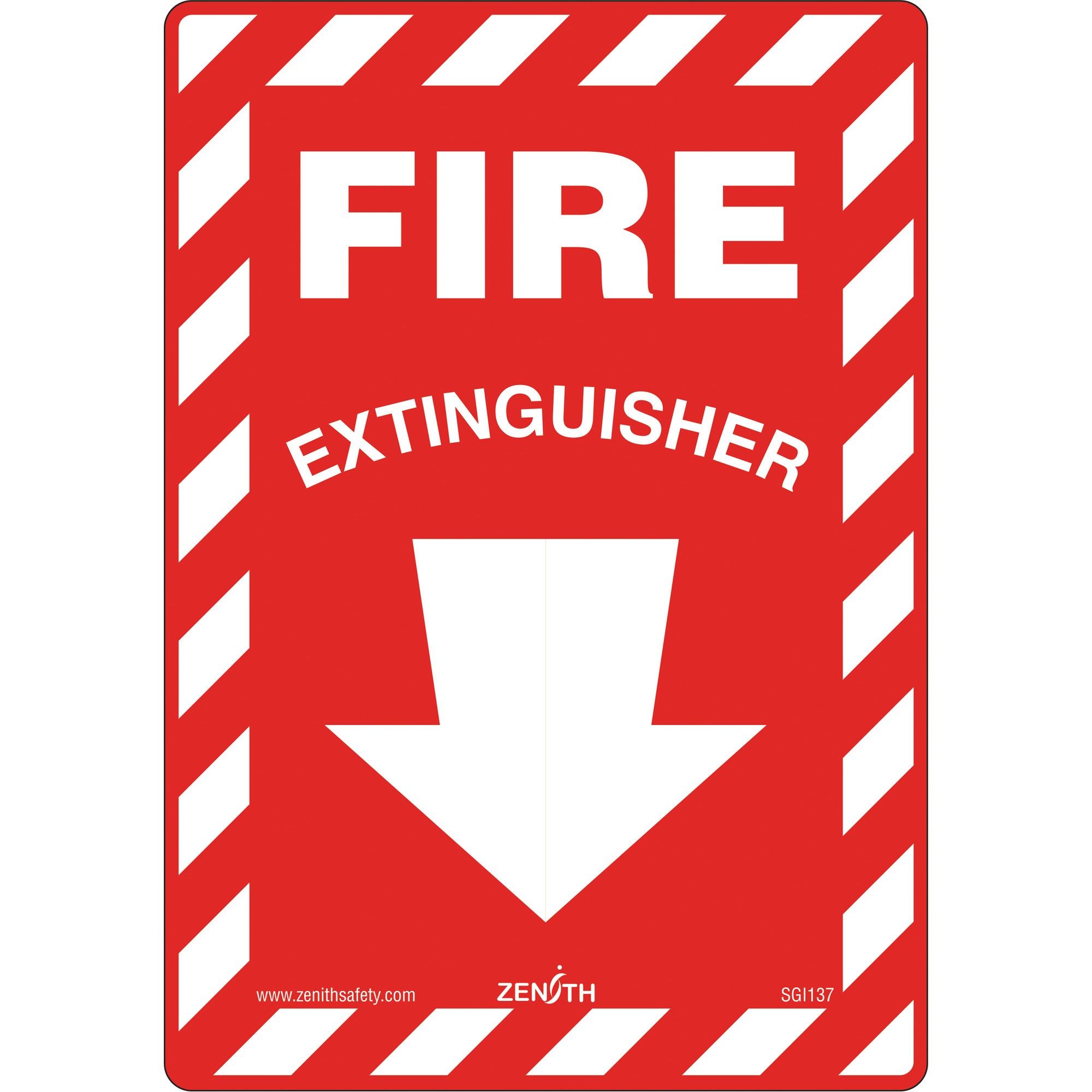 Fire Extinguisher Safety Sign, 10