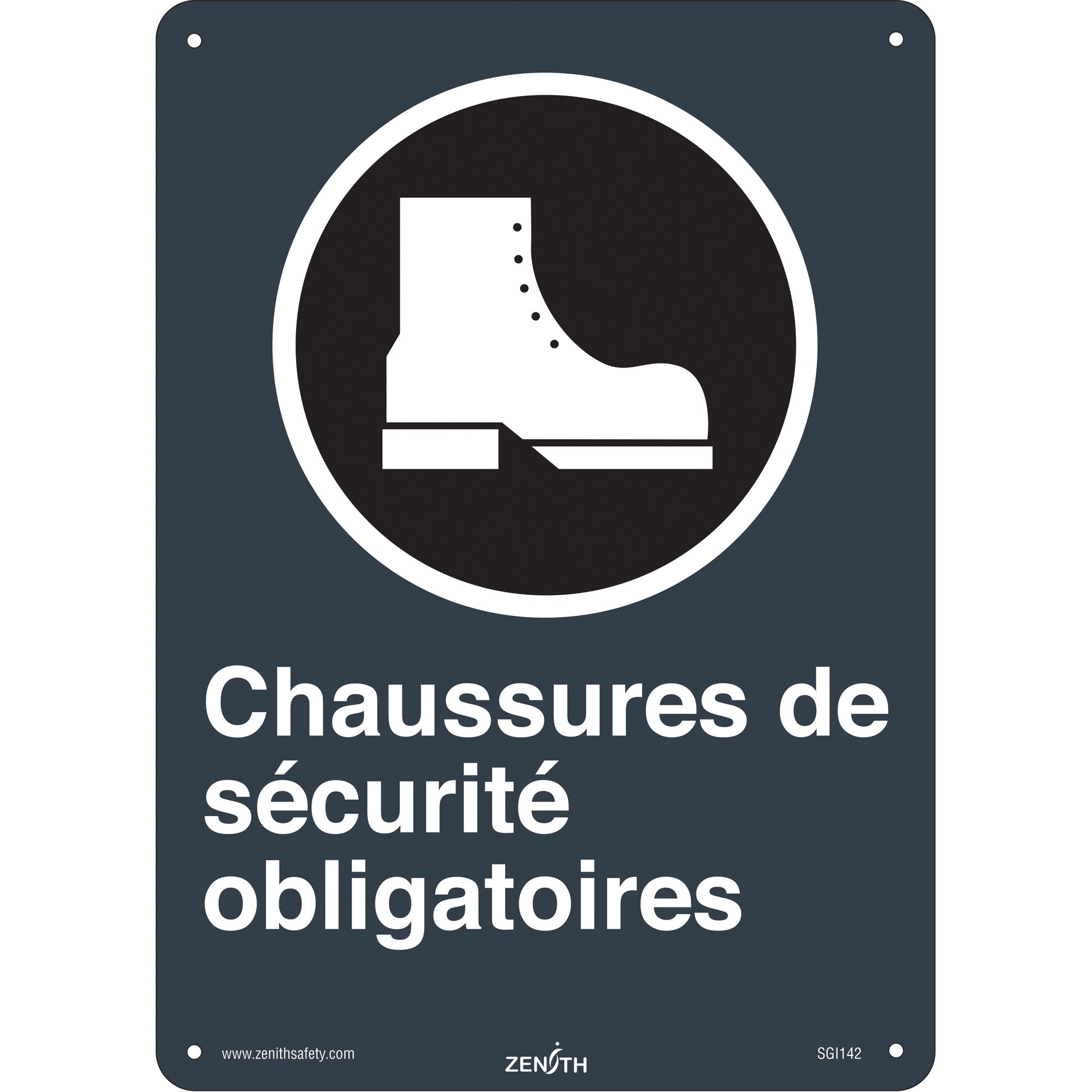 Chaussures de sécurité CSA Standard Safety Sign, 14