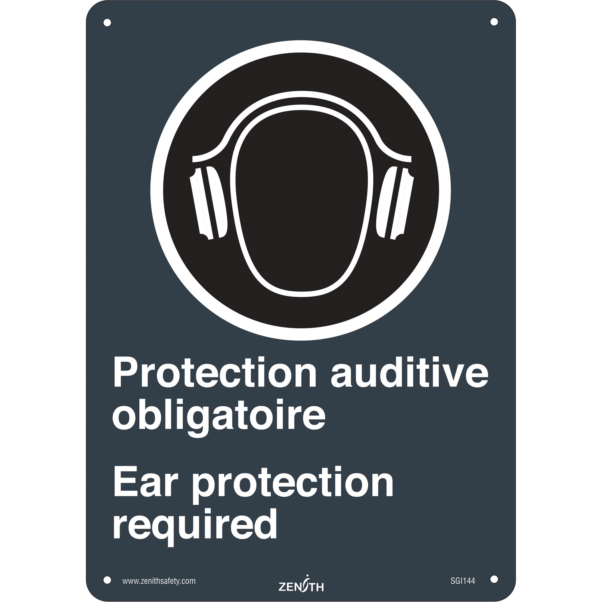 Ear Protection / Protection Auditive CSA Standard Safety Sign, 14